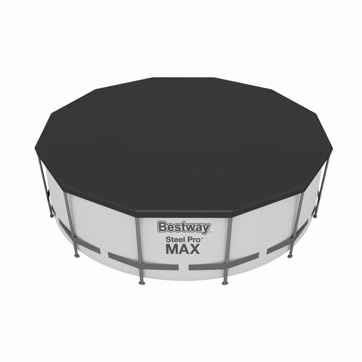 BESTWAY - Piscina fuori terra rotonda Steel Pro MAX - altezza 122 cm diametro 366 cm
